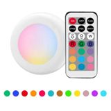 Kit Luminária 3 Spot Controle Remoto Sem Fio Led RGB