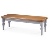 Banco De Madeira Manchester - M52052 Largura 170cm Cinza