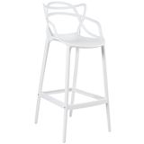 Banqueta Alta Masters Allegra 76 Cm Branco