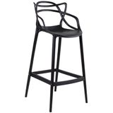 Banqueta Alta Masters Allegra 76 cm Preto