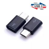 Adaptador Plug Usb Tipo C Femea Micro Usb V8 Macho Otg