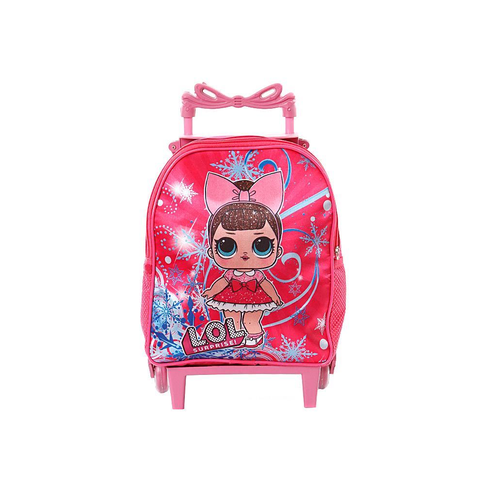 Mochila Escolar Infantil Lol Surprise Com Rodinha