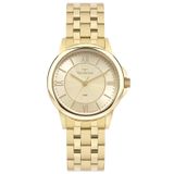 Relogio Technos Feminino Dourado Pequeno Romano 2035mvy/1x