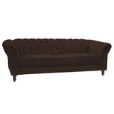 Sofá 2 Lugares Bérgamo 180cm Couro Conhaque