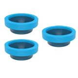 Kit 3 Anel Vedacao Para Vaso Sanitario Com Guia Blukit