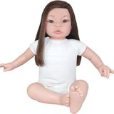 Bebê Boneca Reborn Cabelo Grande Presente Para Criança Natal