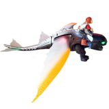Brinquedo Dragão Anda Mexe As Asas Com Luzes Sons Banguela