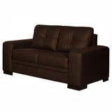 Sofá 2 Lugares 170cm Milano Couro Conhaque