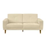 Sofa 02 Lugares 160cm Linho Bege Linho Bege