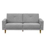 Sofa 03 Lugares 180cm Linho Cinza Linho Cinza