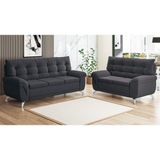 Sofá 3 e 2 Lugares Arezzo em Suede Linoforte