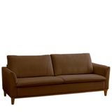 Sofa 3 Lugares 207 Cm Montreal Veludao Marrom Cookie