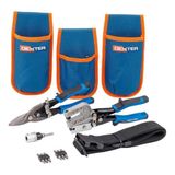 Kit Drywall Profissional - Alicate Puncionador Aviação