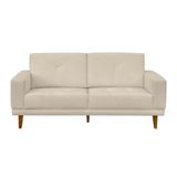 Sofa 02 Lugares Capri 160cm Linho Cru Dmonegatto Linho Cru