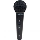 Microfone Com Fio Profissional Sm58 P4 Bk Preto Fosco Impedância Alta, Acompanha Cabo 5 Metros