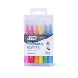 Caneta Marcadores Glitter 6 Und Creativ Papelaria Escolar