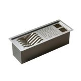 Calha Inox Slim 44x17cm Úmida Pratos Talheres Copos - Ludrio