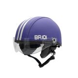 Capacete Coquinho Scooter Elétrica Bike Roxo Viseira