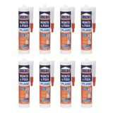 Kit 8 Cola Cascola Monta E Fixa Pl600 Interno Externo 375g