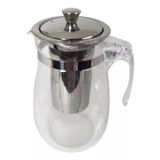 Chaleira Bule de Vidro para Chá com Infusor Inox 600ml