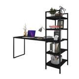 Escrivaninha Home Office Prateleira Mesa Industrial Ferro