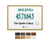 Moldura Cru 45,7x64,5 Quebra Cabeça Game Ofice 1000 Pcs Petg