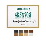 Moldura Cru 48,5x70,8 Quebra Cabeça Game Ofice 1000 Pcs Petg