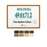 Moldura Oncinha 49,6x71,2 Cm Quebra Cabeça Game Office Petg