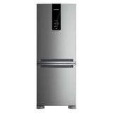 Geladeira Brastemp Frost Free Inverse 447 litros cor Inox com Smart Flow e Fresh Box 110v