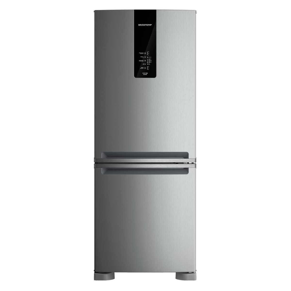 Geladeira Brastemp 2 Portas Frost Free Inverse 447 Litros Inox 110V