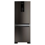 Geladeira Brastemp Frost Free Inverse 447 litros cor Black Inox com Smart Flow e Fresh Box 110v