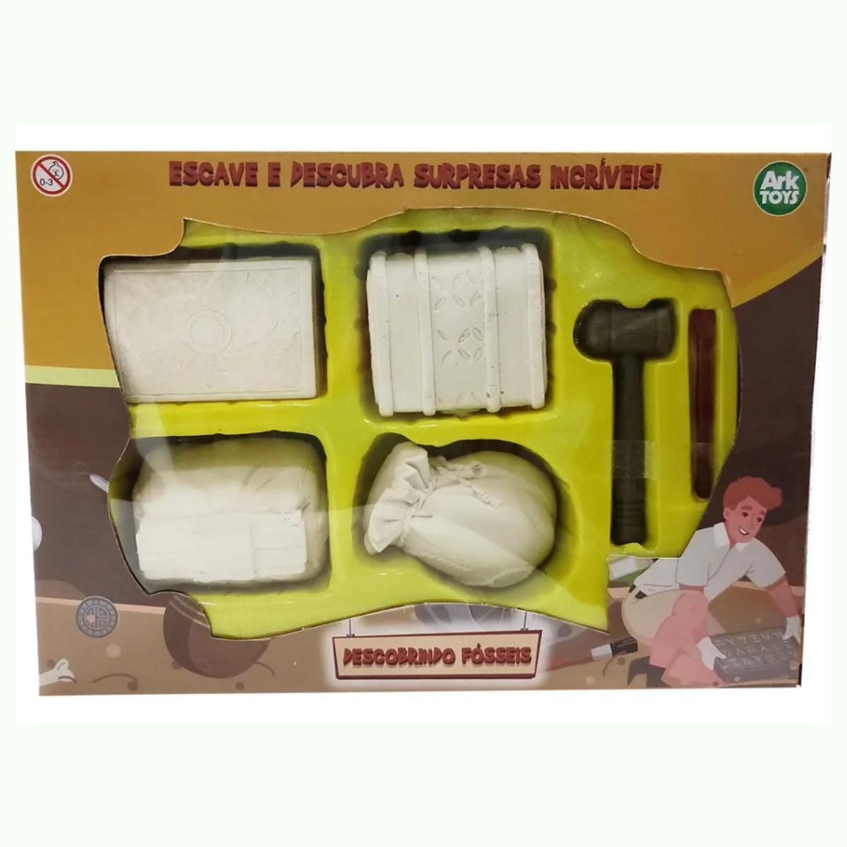 Brinquedo Kit Escavação Arqueologia Descobrindo Fosseis - Carrefour