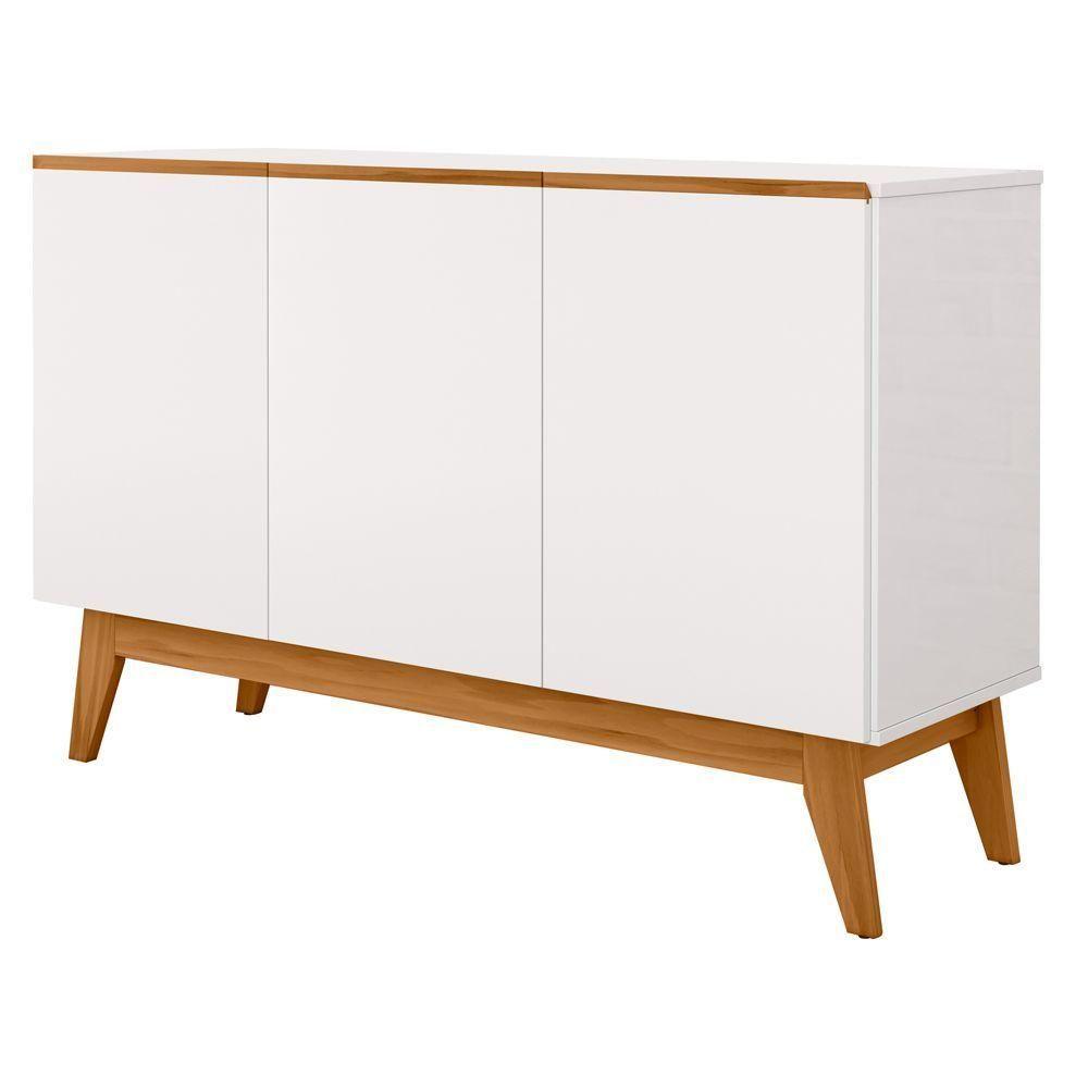 Buffet Aparador 3pts 11x65 Branco Tebar Branco