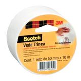 Kit 2 Fita Veda Trinca 3m Scotch Adesiva 50mm X 10m Original