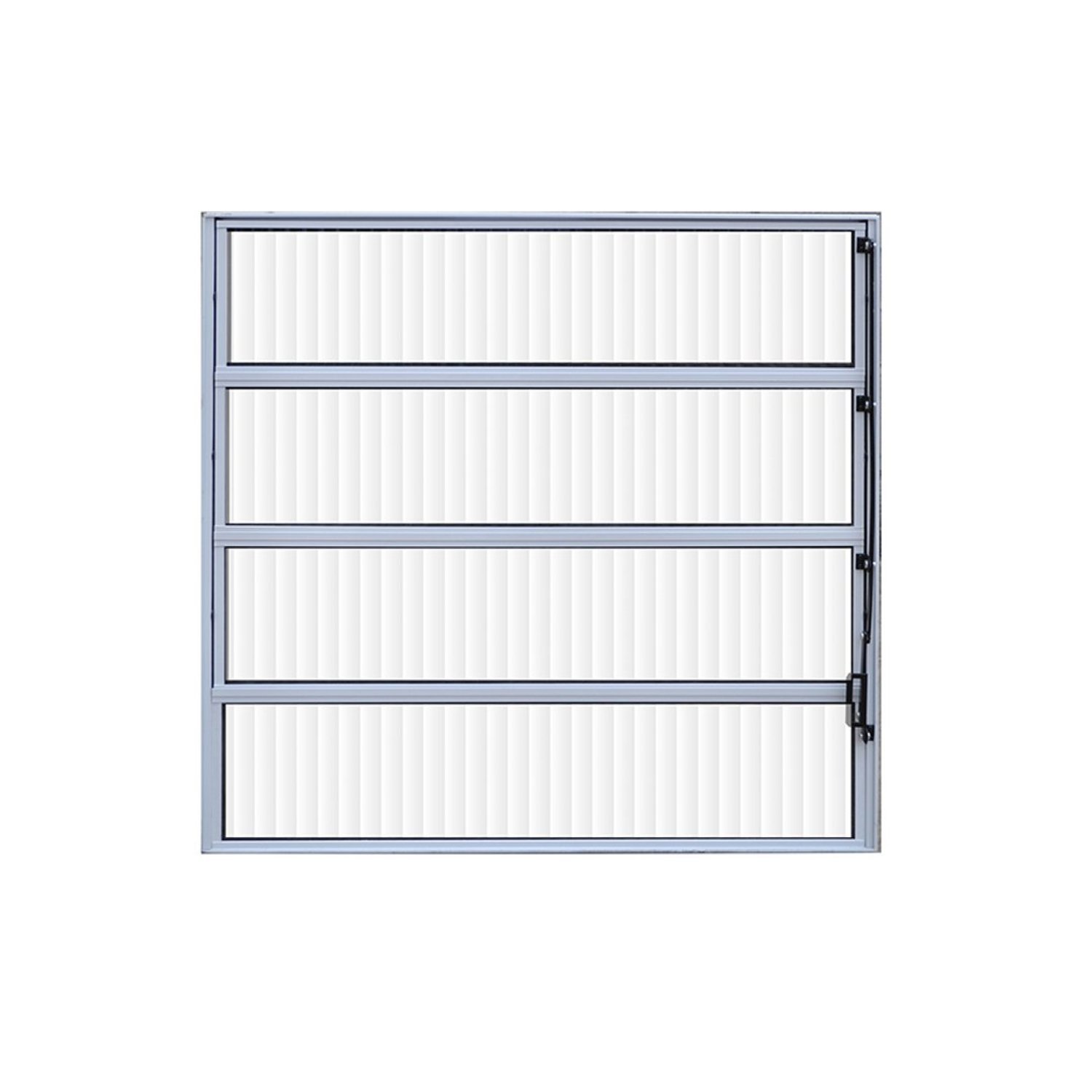 Janela De Alumínio Basculante 80x80cm Hale Esquadrias Branco