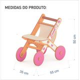 Carrinho Cross Compatível Com Bebe Reborn P - Darama