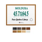 Moldura Oncinha 45,7x64,5 Cm Quebra Cabeça Game Office Petg