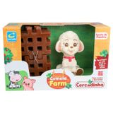 Fazendinha De Brinquedo Animal Ovelhinha Soft Com Cercadinho