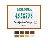 Moldura Oncinha 48,5x70,8 Cm Quebra Cabeça Game Office Petg