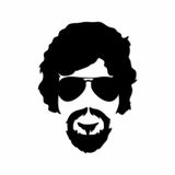 Decoração De Parede Raul Seixas Rosto Adesivo 3d - Rockspot