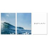 Kit Placas Quadros Decorativos 3 pçs MDF 20x30 A-mar