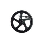Aro 16 Nylon Infantil Dianteiro, Preto.