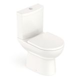 Kit Vaso Sanitário Com Caixa Acoplada E Assento Soft Close Smart Celite Beige