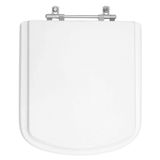 Assento Sanitário Poliéster Lirio Branco Para Vaso Fiori 1.6gpf 6lpf