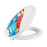 Assento Almofadado Perfumado Oval Branco Tampa Para Vasouniv