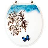 Assento Sanitario Decorado Borboleta Izy Para Vaso Deca