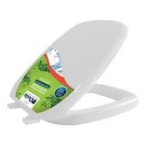 Assento Sanitário Tampa Vaso Almofadado Retangular Branco