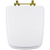 Tampa De Vaso Sanitario Poliester Boss Branco Para Bacia
