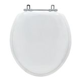 Assento Sanitario Almofadado Contemporary Branco Para Louça