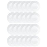 Conjunto De Pratos De Sobremesa Duralex Saturno Em Vidro 19 Cm 24 Peças